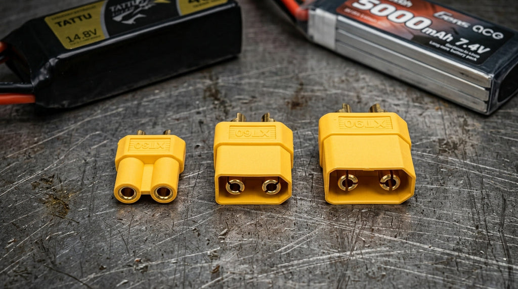 Conectores de Batería LiPo: XT30, XT60 y XT90 Explicados