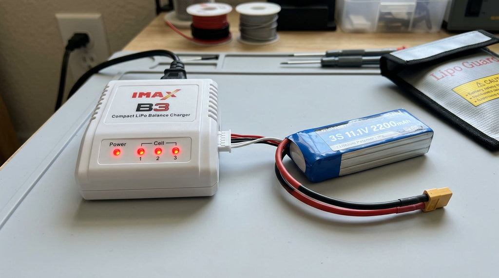 Cómo Cargar una Batería LiPo Correctamente con Cargador