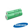 2 Pilas Baterías 18650 3.7v 2600mah Samsung