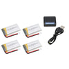 4 Baterias lipo 3.7v 1200 mah + Multi-Cargador Drone Syma X5sw - Baterias Lipo